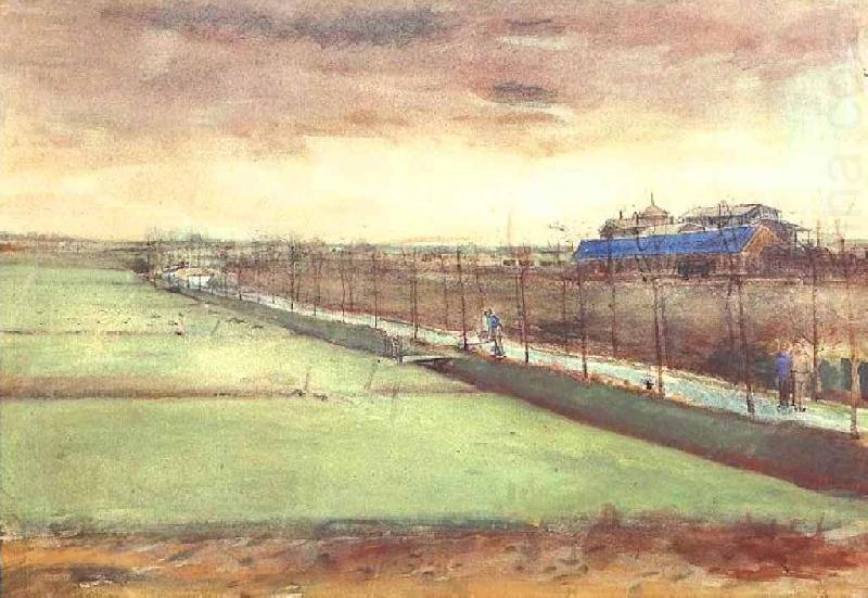 Vincent Van Gogh Meadows near Rijswijk and the Schenkweg china oil painting image